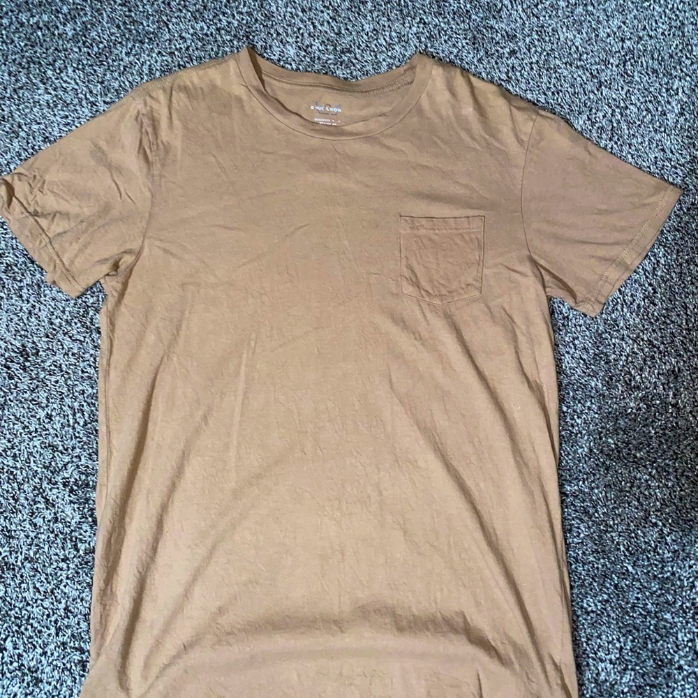 Sand Colored Tan Plain Tee